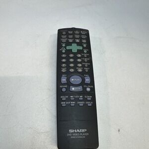 Sharp RRMCG1249AJSA Remote Control, Black - OEM for DVD Player DV710U +
